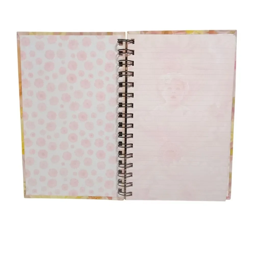 Kathleen Francour Flitterbyes Spiral Journal Floral Fairy Baby Lined Notebook